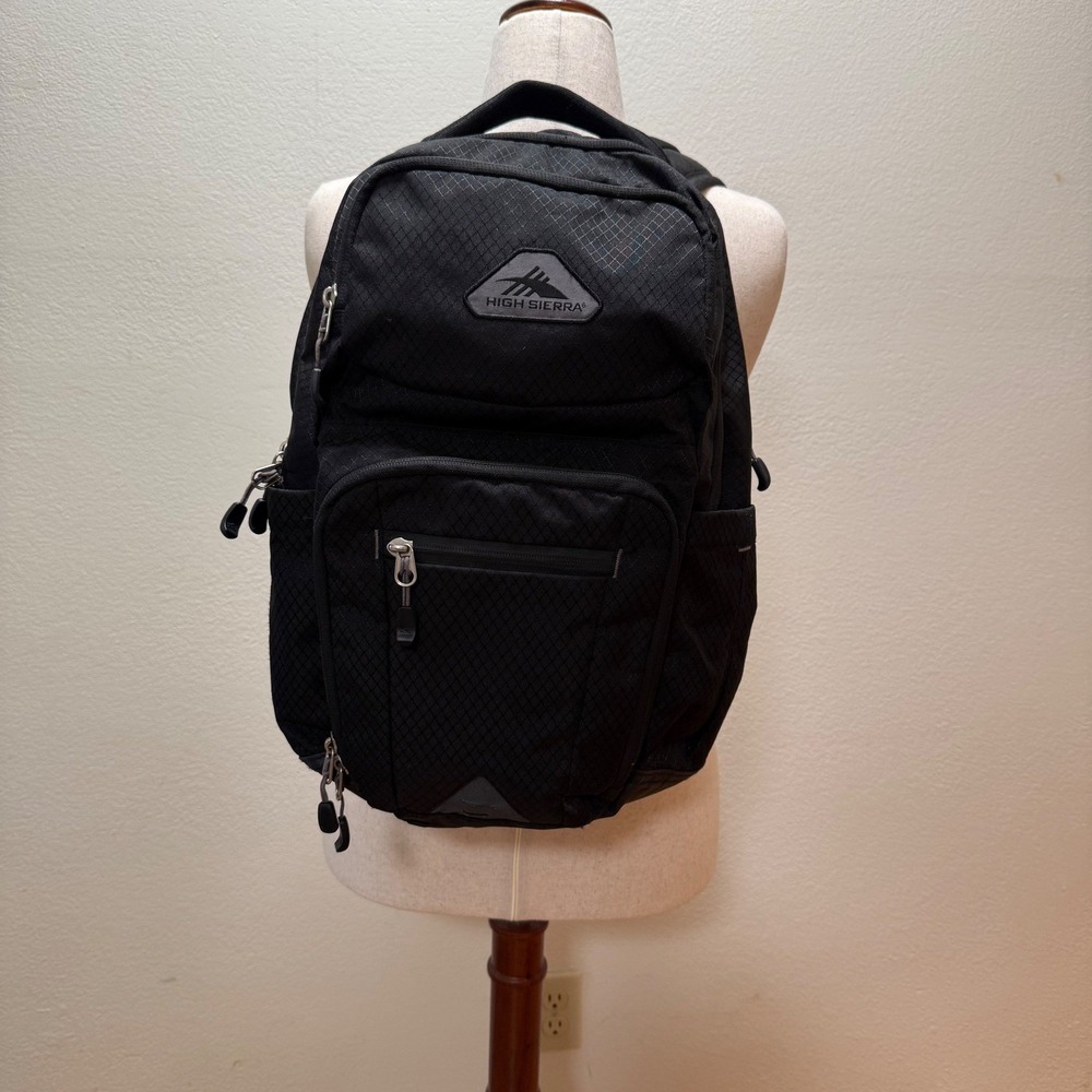 High Sierra Tech Spot Laptop Bag Multi-Pocket 17"‎ Padded Compartment Backpack - Picture 2 of 16